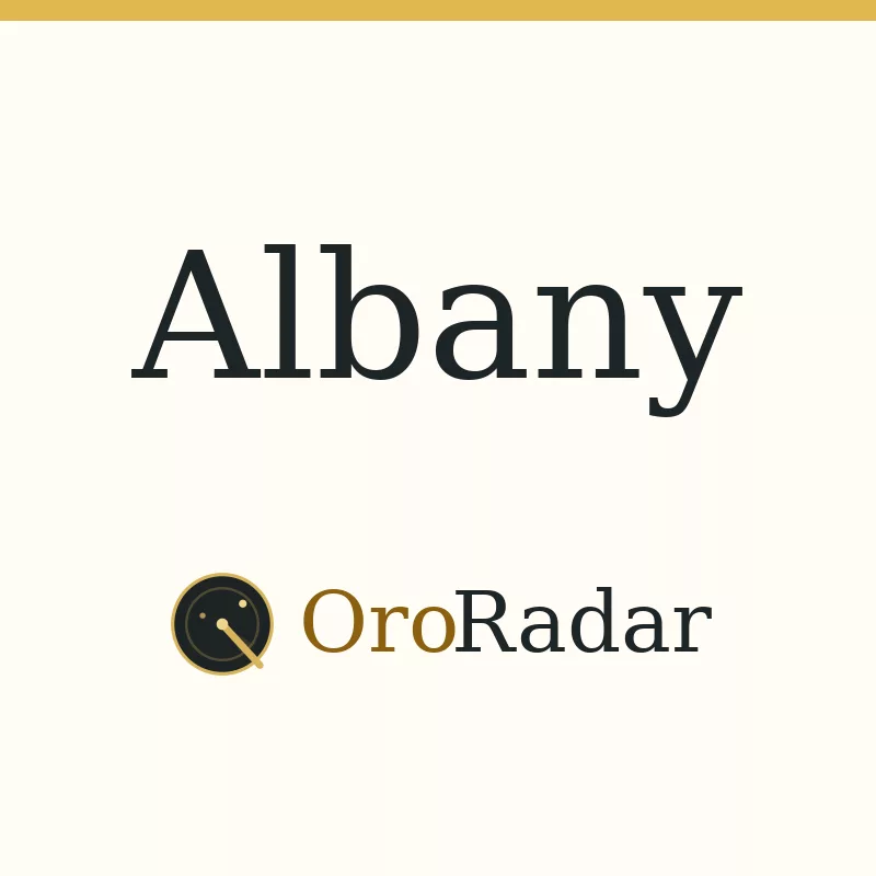 OroRadar city graphic for Albany