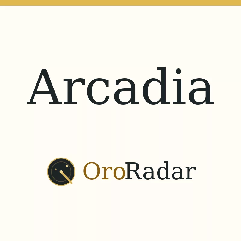OroRadar city graphic for Arcadia