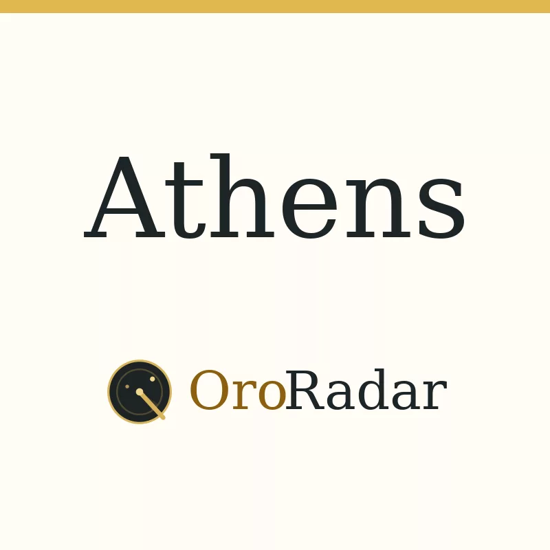 OroRadar city graphic for Athens