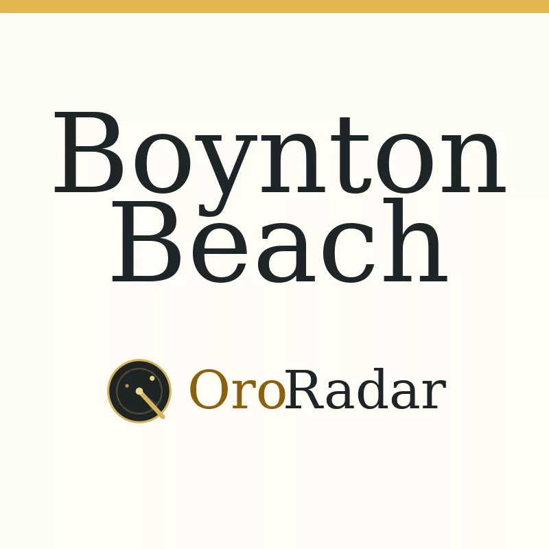OroRadar city graphic for Boynton Beach