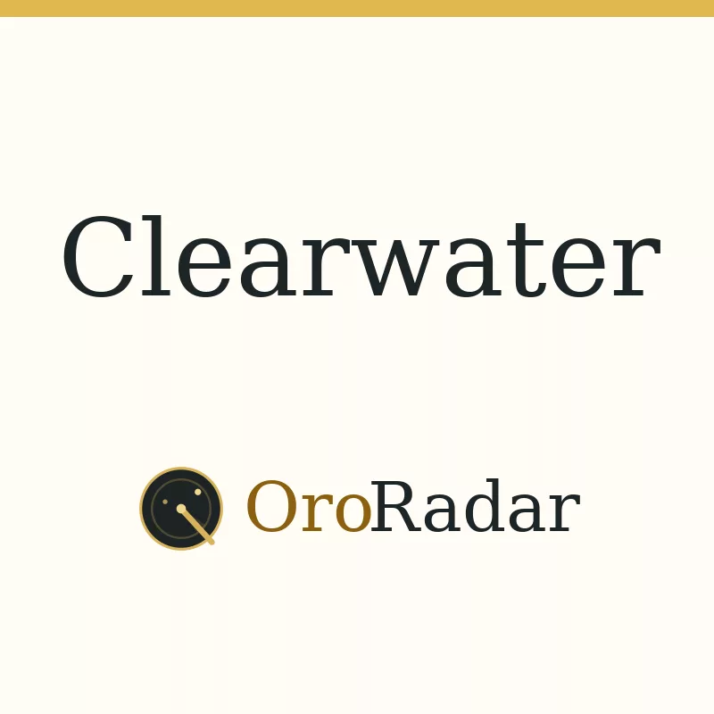 OroRadar city graphic for Clearwater