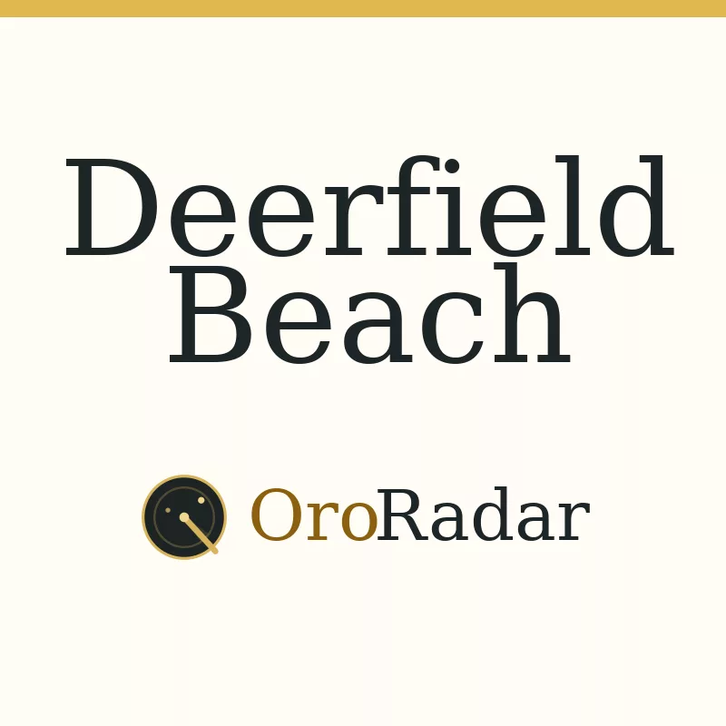 OroRadar city graphic for Deerfield Beach