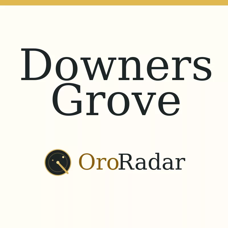 OroRadar city graphic for Downers Grove