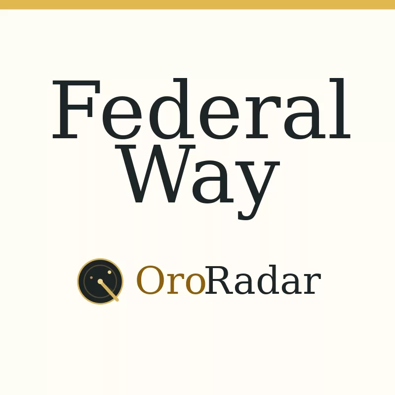 OroRadar city graphic for Federal Way