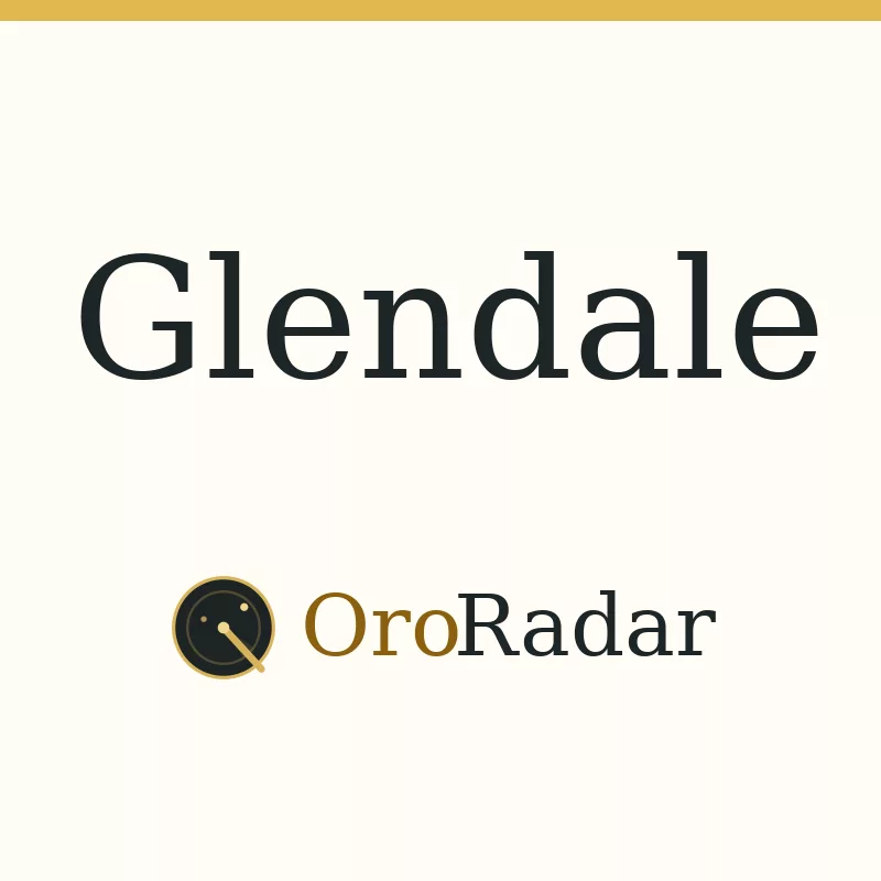 OroRadar city graphic for Glendale