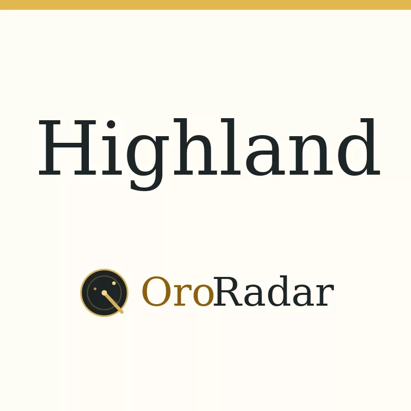 OroRadar city graphic for Highland
