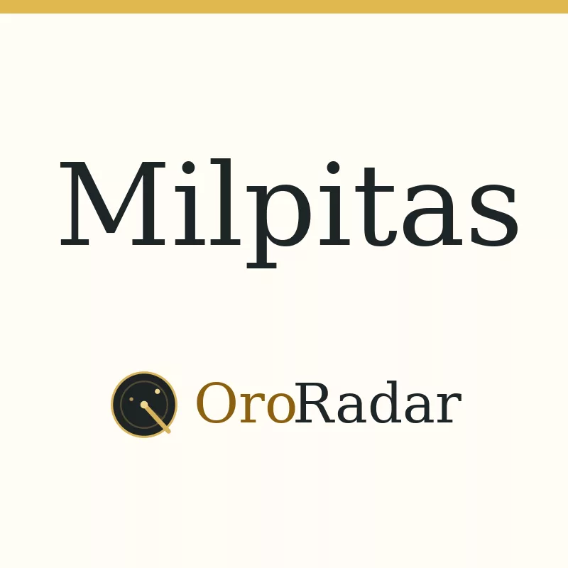 OroRadar city graphic for Milpitas
