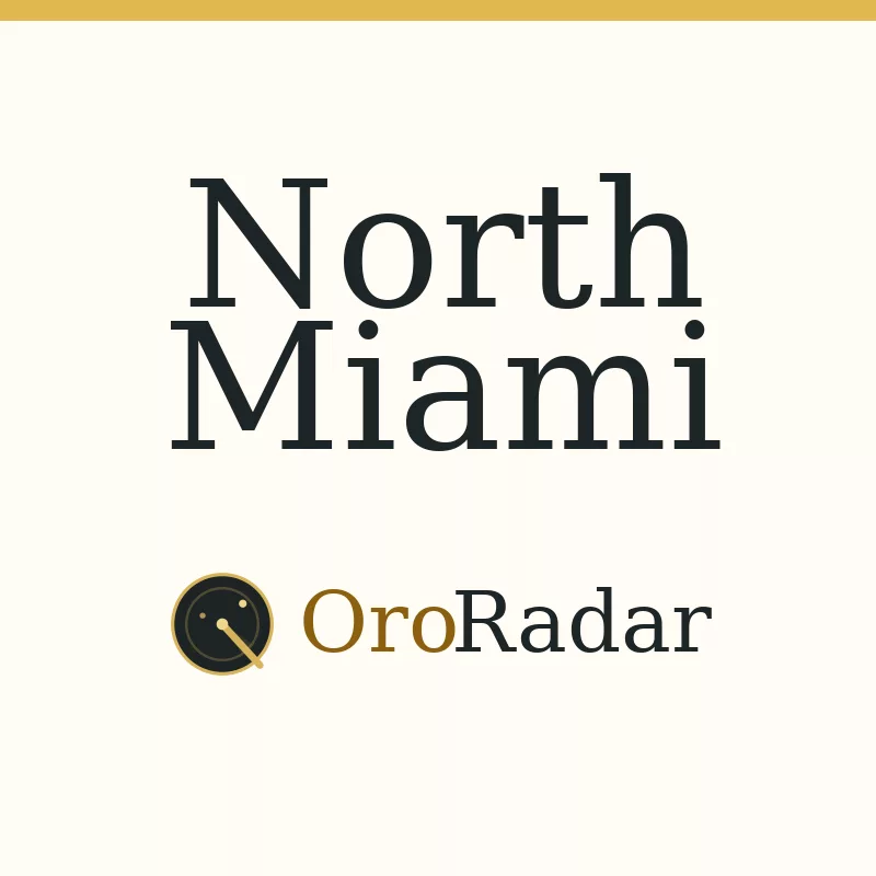 OroRadar city graphic for North Miami
