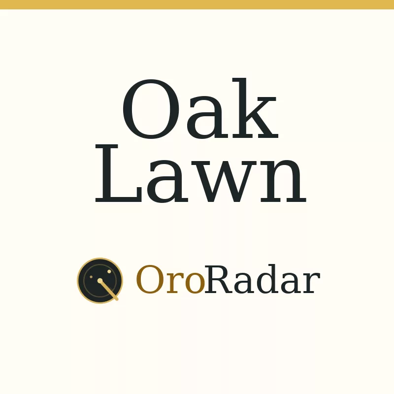 OroRadar city graphic for Oak Lawn