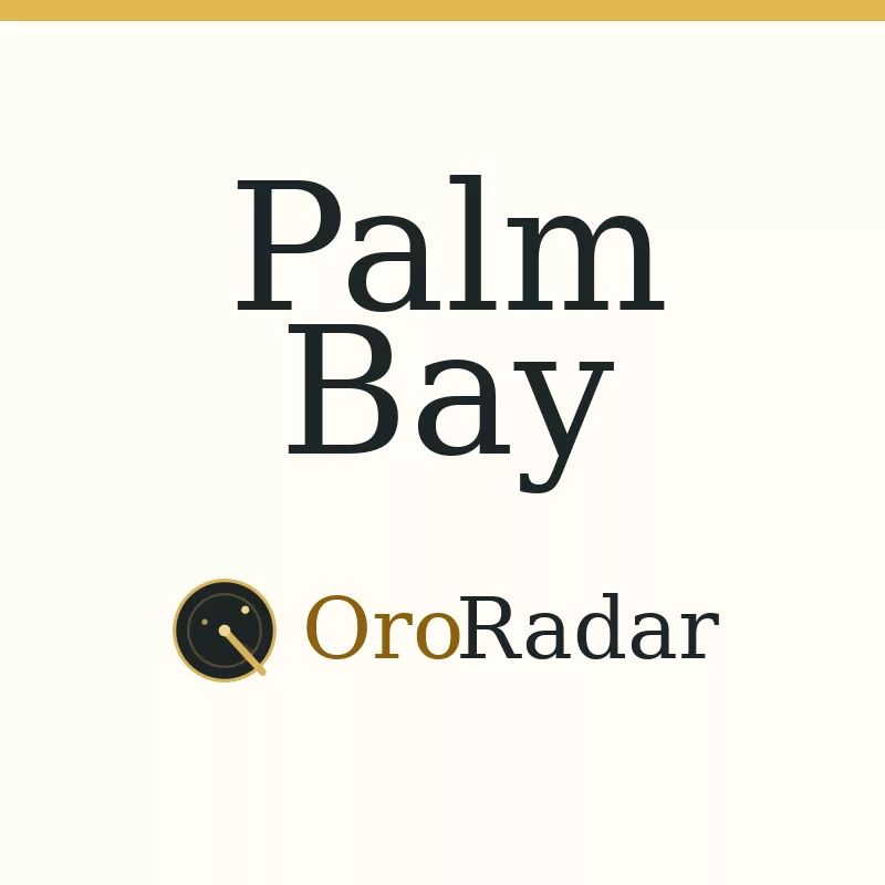 OroRadar city graphic for Palm Bay
