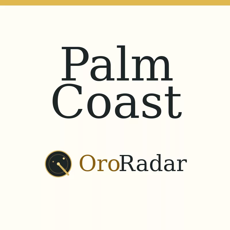 OroRadar city graphic for Palm Coast