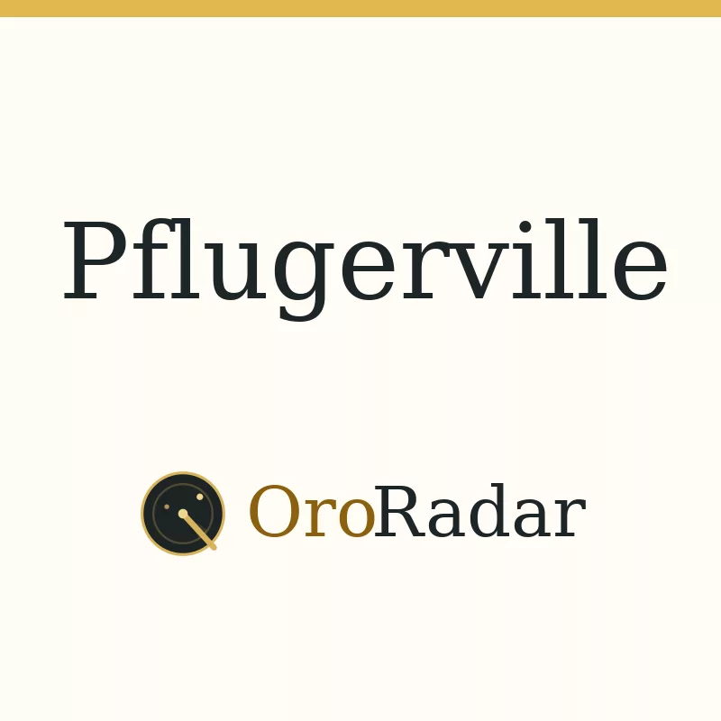 OroRadar city graphic for Pflugerville