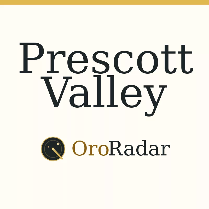OroRadar city graphic for Prescott Valley