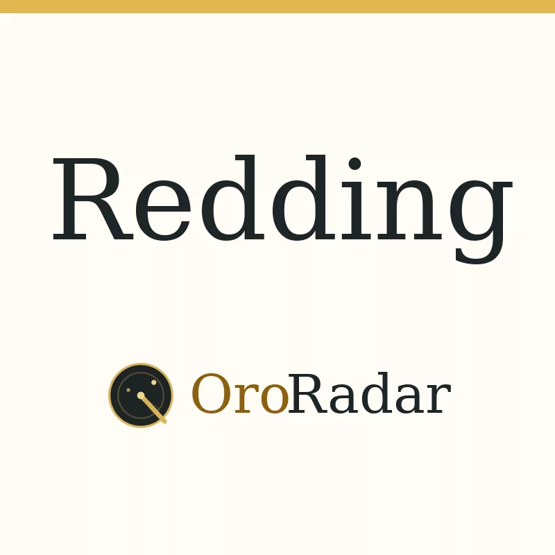 OroRadar city graphic for Redding