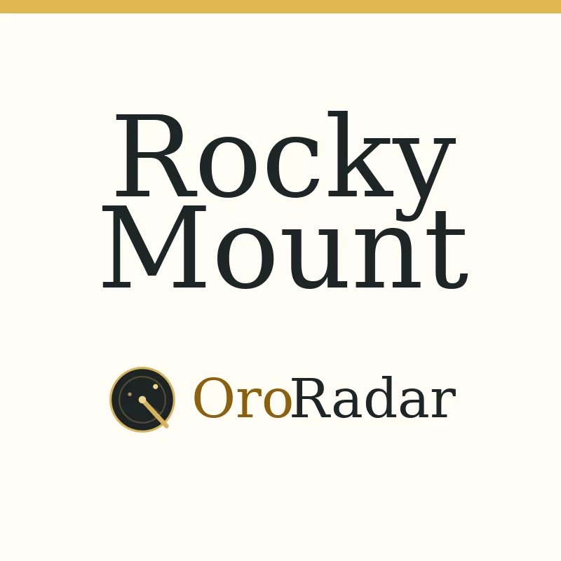 OroRadar city graphic for Rocky Mount