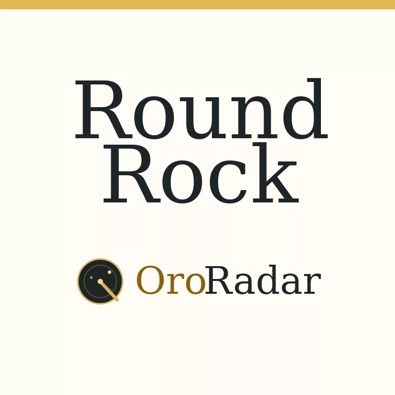 OroRadar city graphic for Round Rock