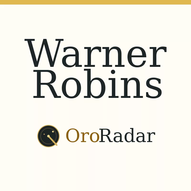OroRadar city graphic for Warner Robins